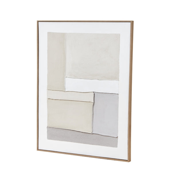 Contempo Alpha Framed Painting on Canvas