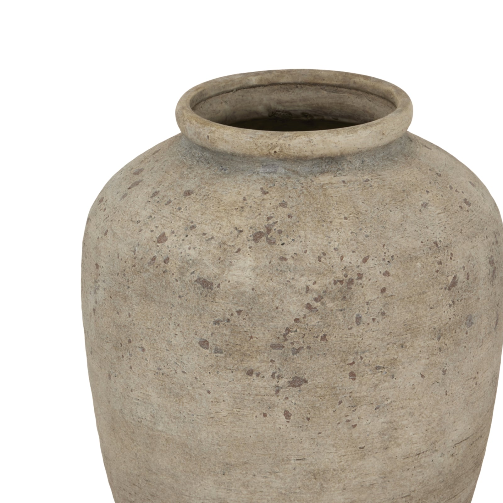 Deruta Large Mottled Vase