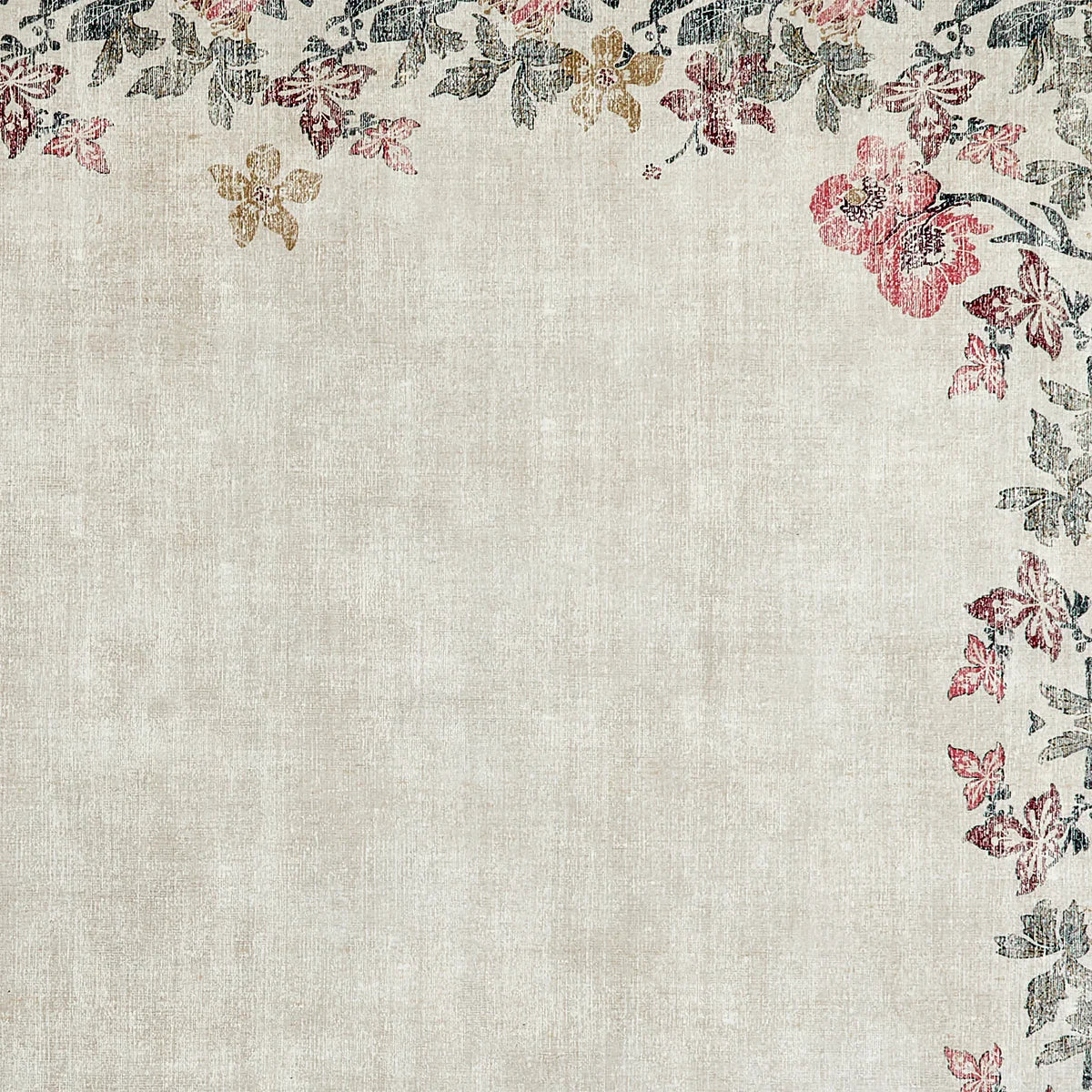 Eco-Washable Botanical Border