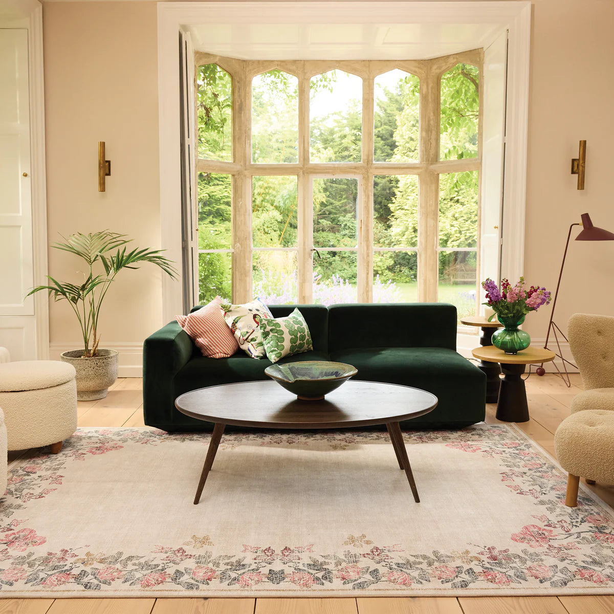 Eco-Washable Botanical Border